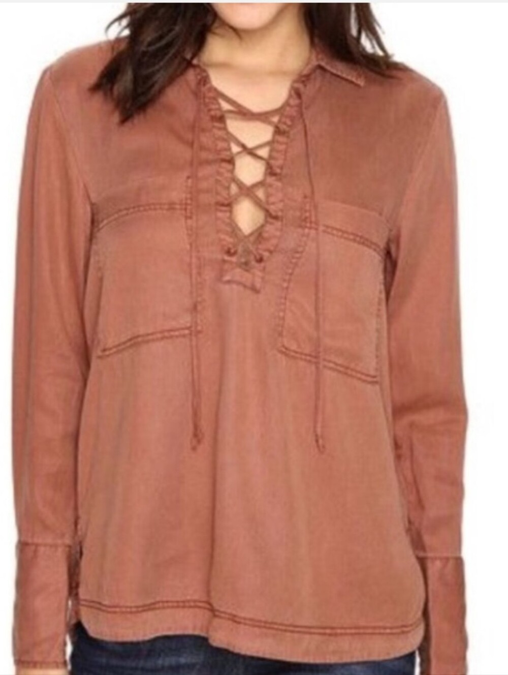 NWOT Free People Under Your Spell Pullover Blouse Small